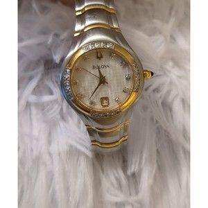 Bulova diamond watch 98R70. Tested